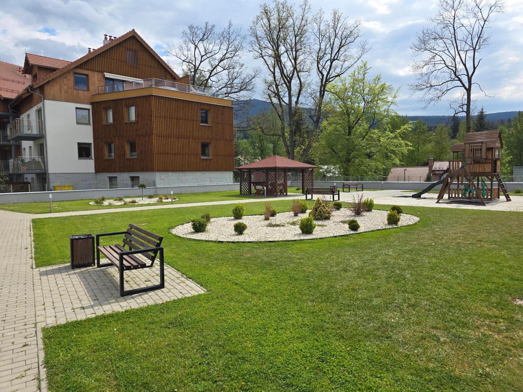 Apartament Stone Hill Z Basenem I Widokiem Na Gory Шклярска Поремба Екстериор снимка